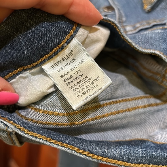 Judy Blue Skinny Jeans Sz 1 (25) - Picture 10 of 10